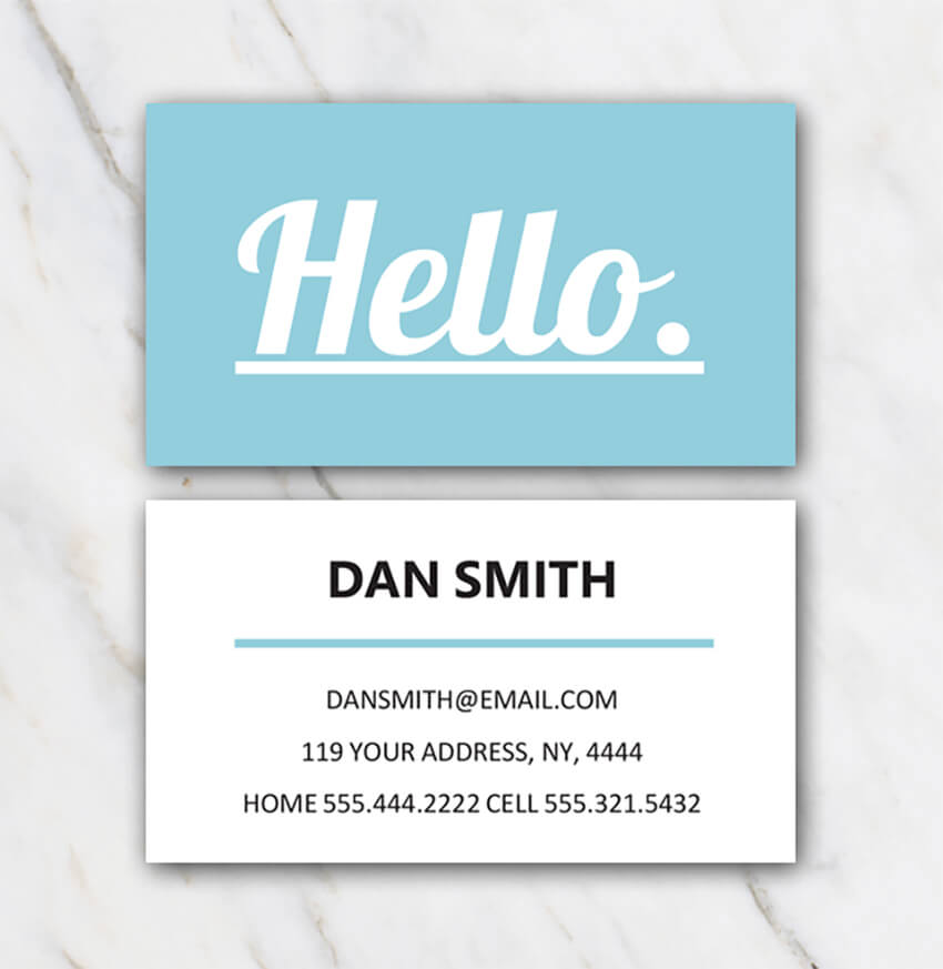 Free Microsoft Word Business Card Templates (Printable 2024) | Envato Tuts+